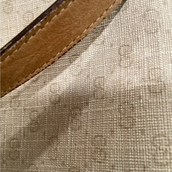 Gucci Tan and Brown Leather Crossbody Bag Vintage 80s OFFERS - Picture 12 of 16